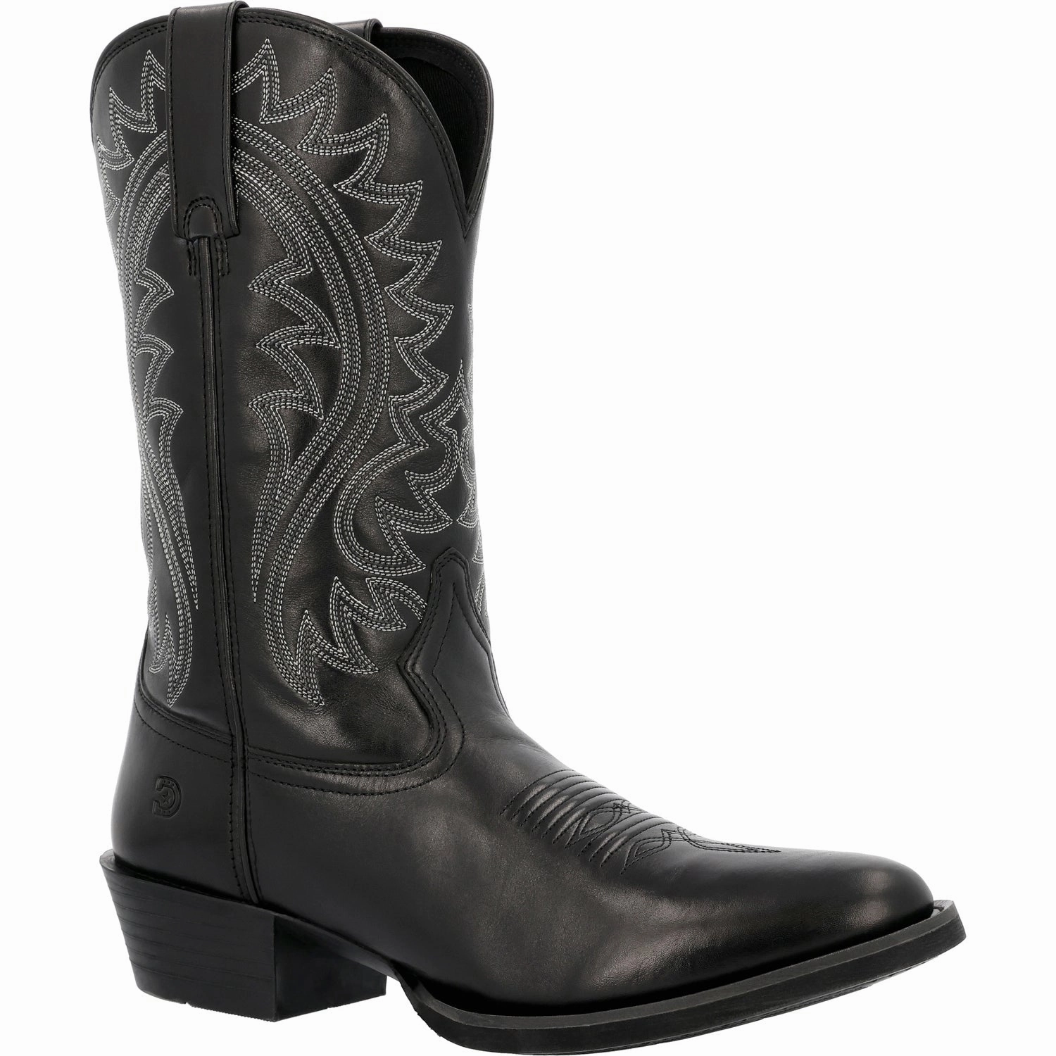 Tevos Boots Durango Mens Shyloh Western Black Onyx Leather Cowboy Boots