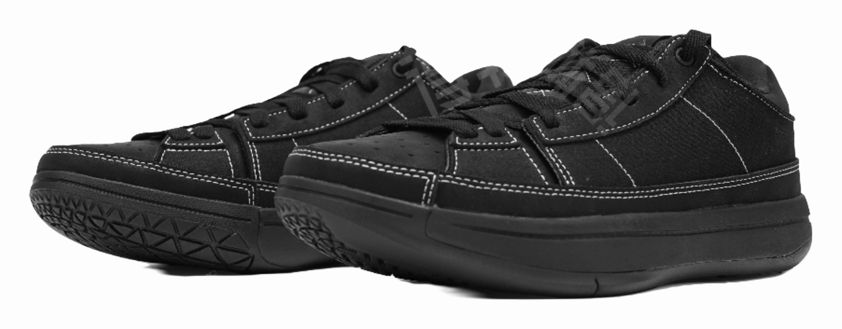 Hidden Wedge Casual Shoes Serious Player Only SPO Easy 1 All Black - Black Basketball Shoes for Unisex