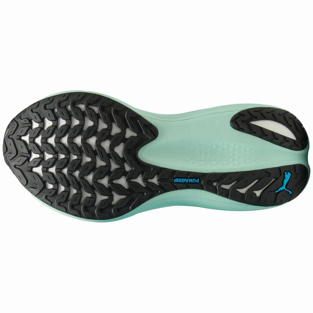 Puma Gs-fast Spikeless Golf Shoes Puma Magmax Nitro Running Shoes - Mens - Speed Blue/Mint Melt