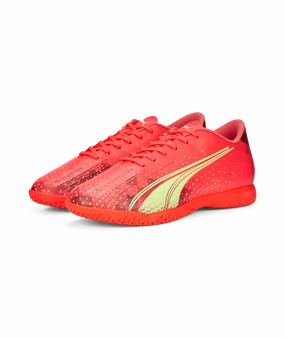 Puma 2002 Shoes Puma Ultra Play Junior Indoor Shoes 106927 03  FIERY CORAL-FIZZY LIGHT