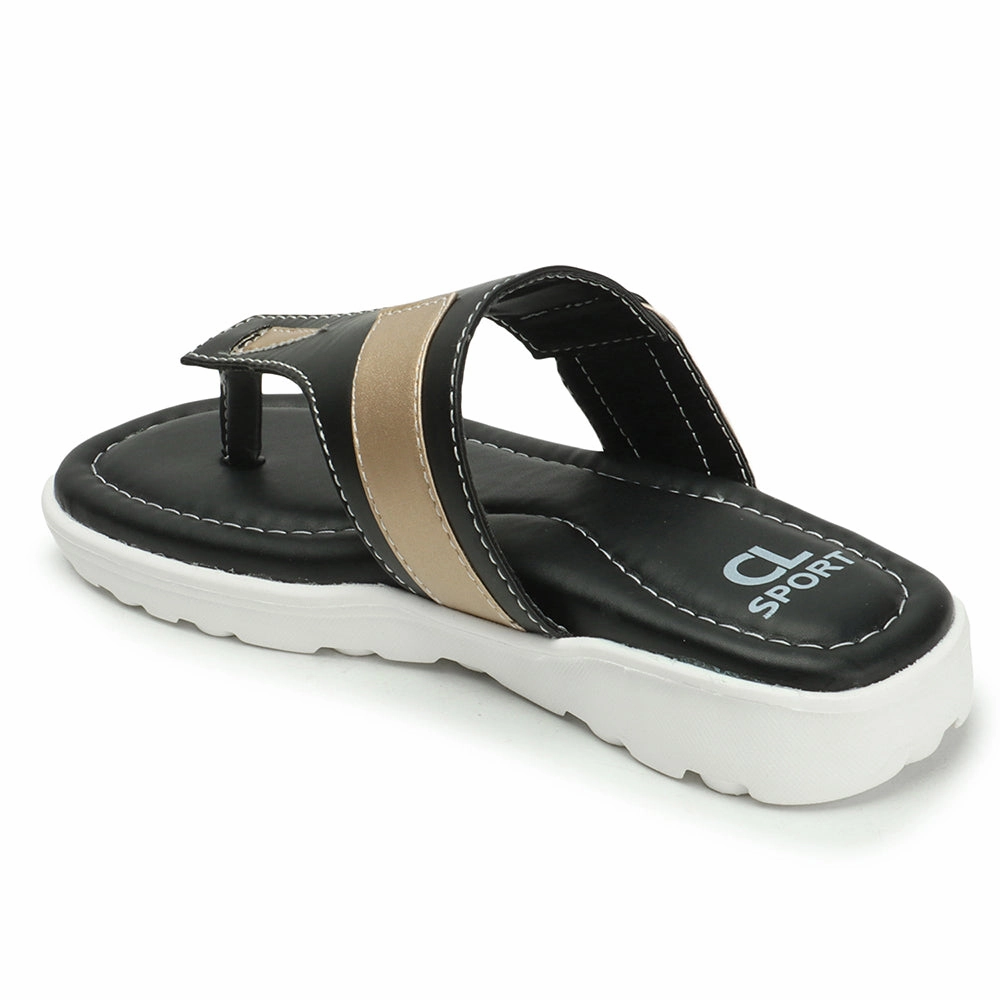 Women Lightweight Thong Velcro Sandals Comfortable Kitten Heel Sandals