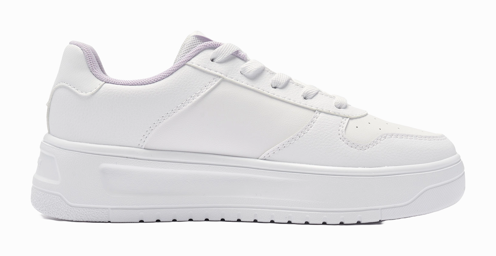 QIAODAN Anti-Slip And Wear-Resistant Breathable Low-Top Skateboard Shoes Women's White Mary Jane Casual Shoe