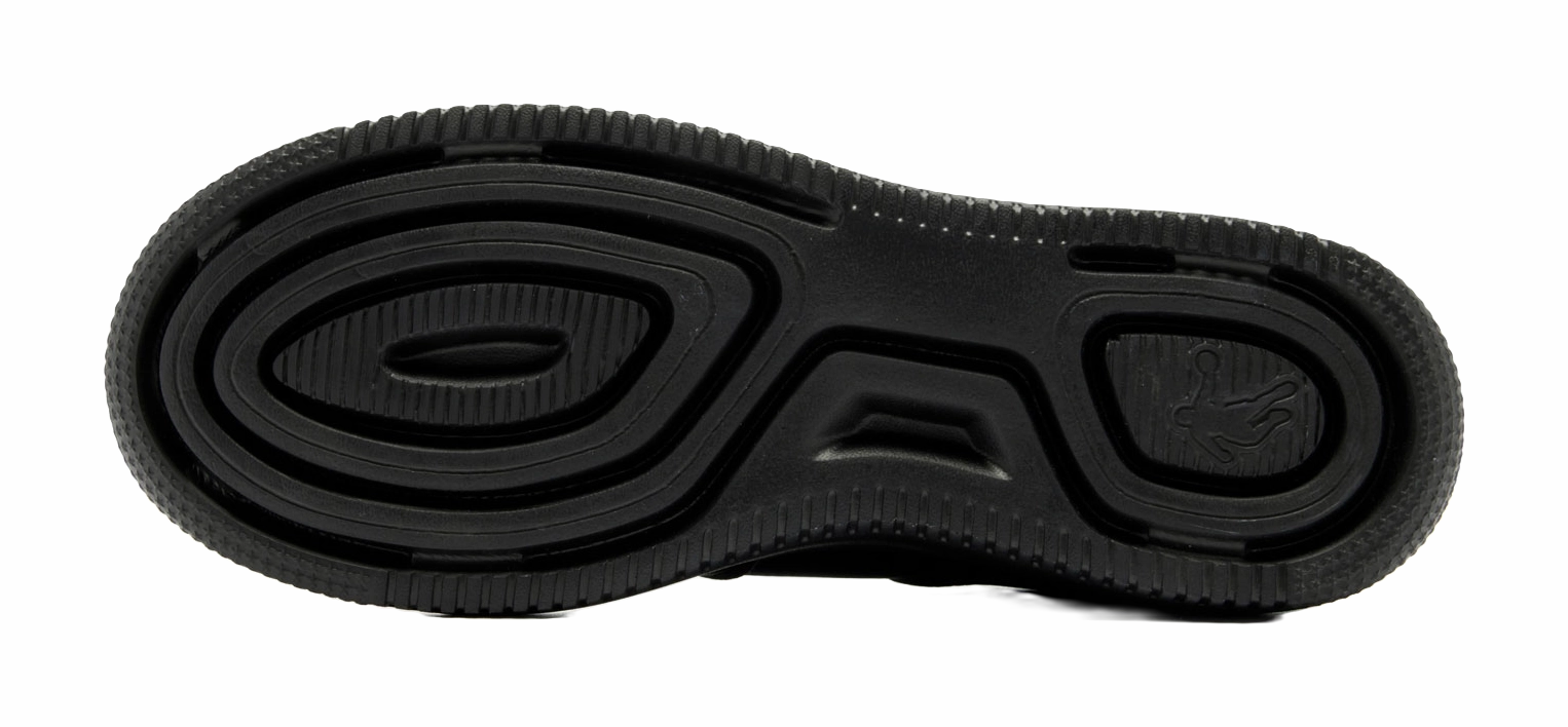 QIAODAN Coverage Slip Resistant, Abrasion Resistant, Height Increasing Low top Skateboard Shoes Men's Black All Season Casual Shoes