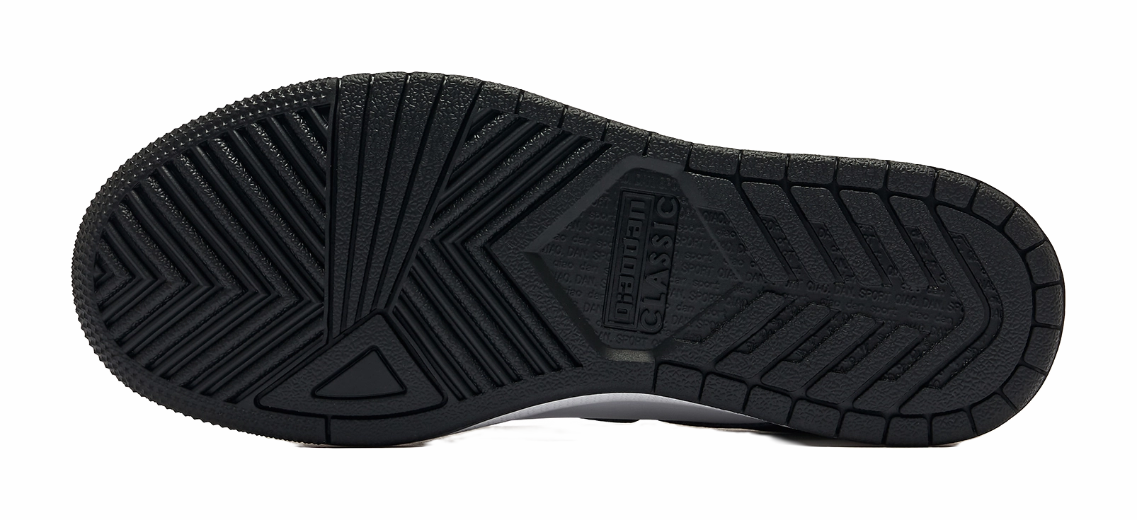 QIAODAN Skateboard Shoes Women's Low top Black White Court Vision Mid Casual Shoes