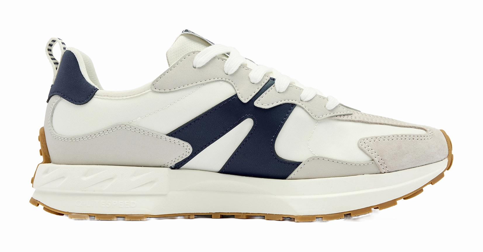 QIAODAN Solo White 3.0 V2 Casual Shoes Men's Low top Ivory/Pumice Big And Tall Casual Shoes