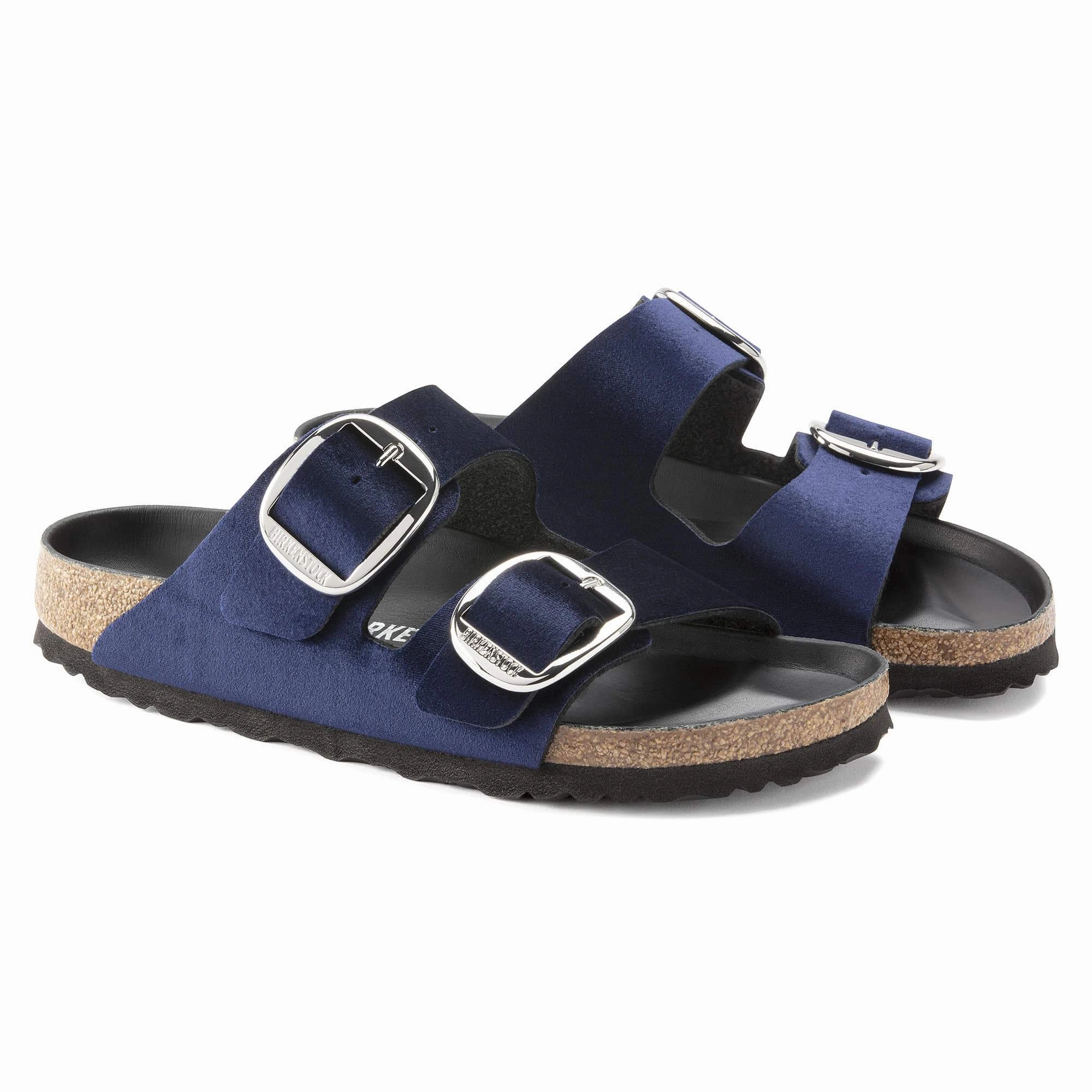 Sandals Dupes Arizona Big Buckle Velvet