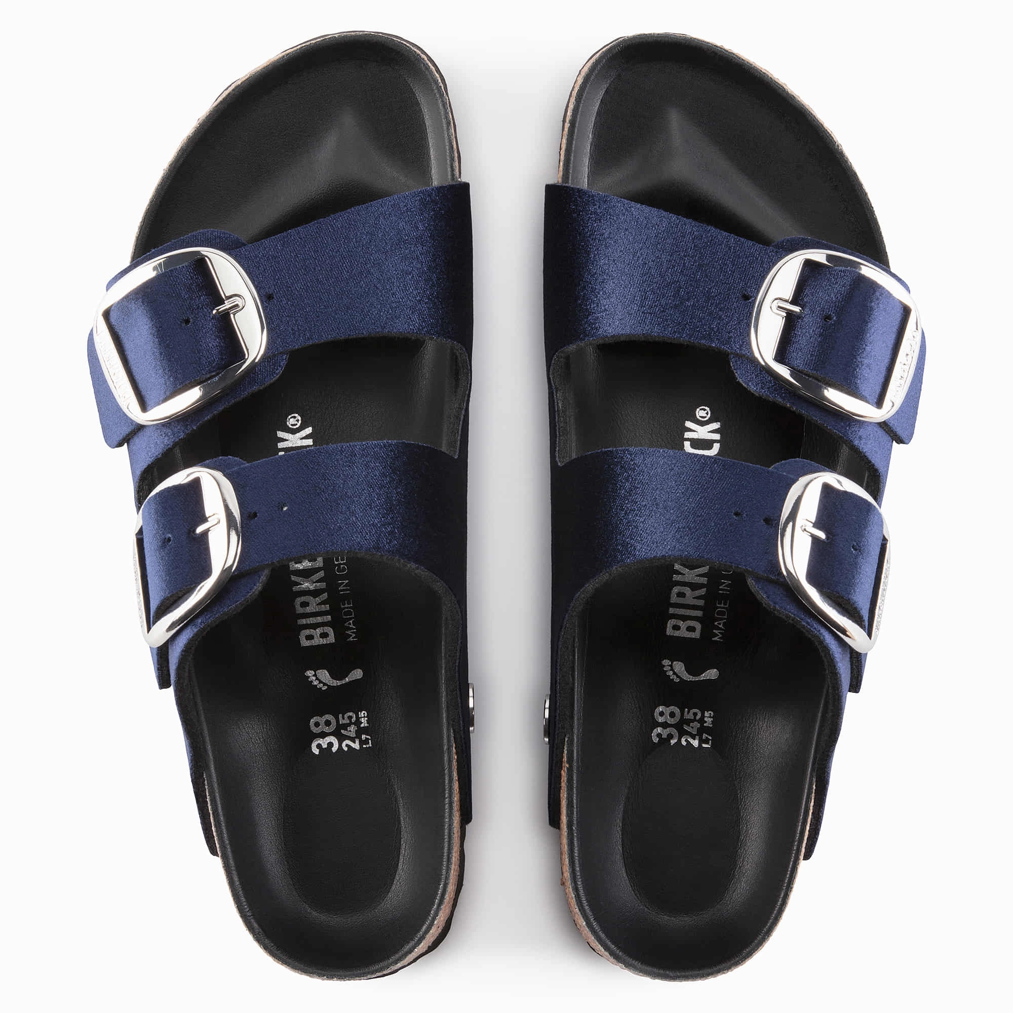 Arizona Big Buckle Velvet Work Clogs