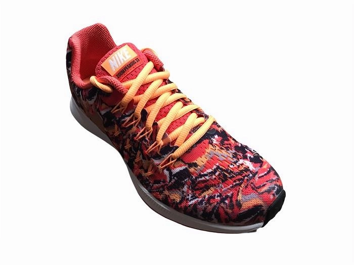 Waterproof Nike Shoes Nike scarpa da corsa da ragazza Air Zoom Pegasus 33 Print 854170 800 arancio-rosso metallizzato