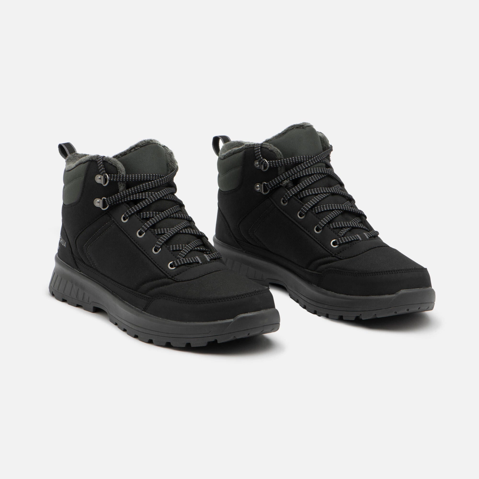 Quechua Men's NH100 Warm Waterproof Mid Snow Hiking Boots Best Merrell Waterproof Hiking Boots