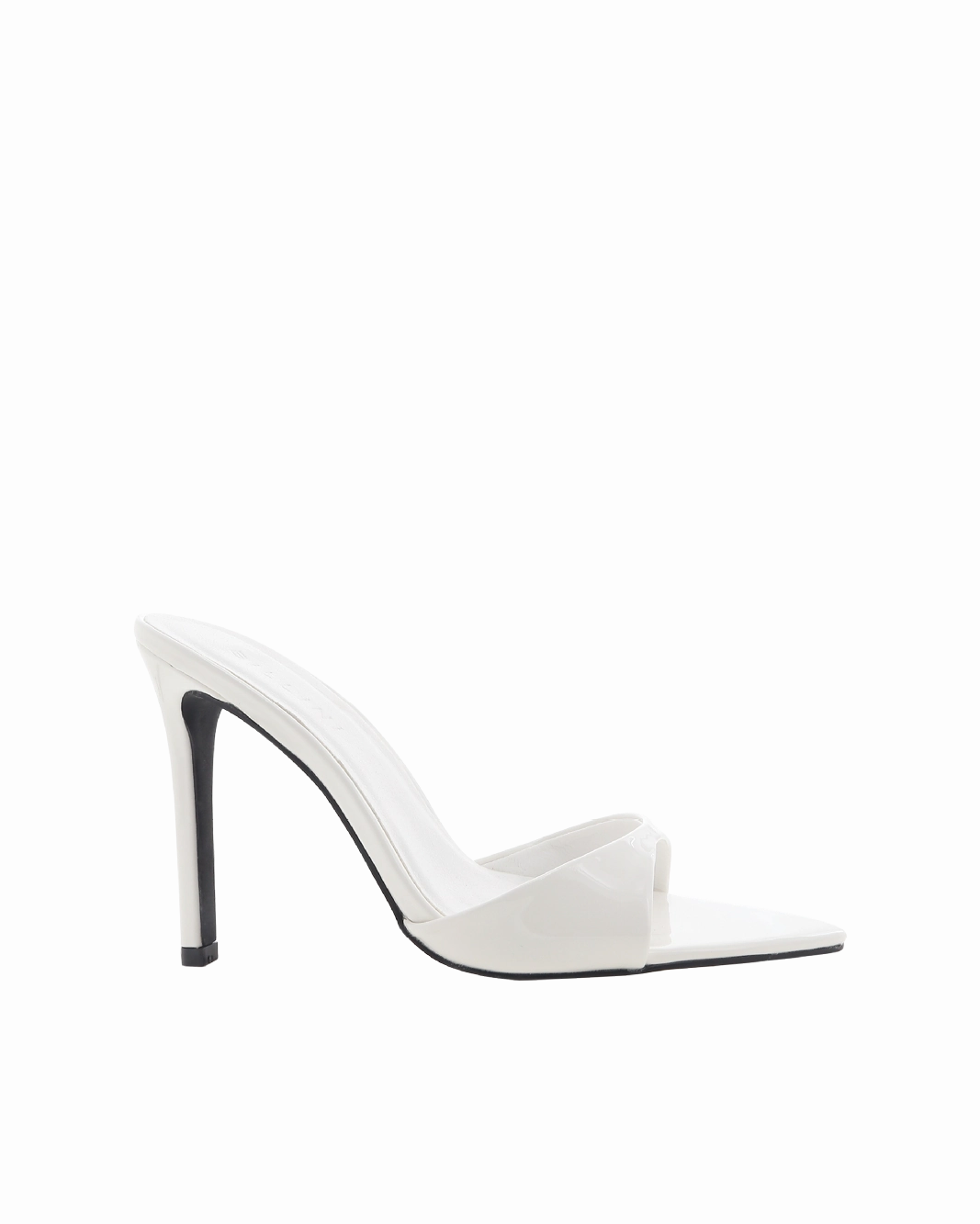 QUINBY - WHITE PATENT High Heel Squat