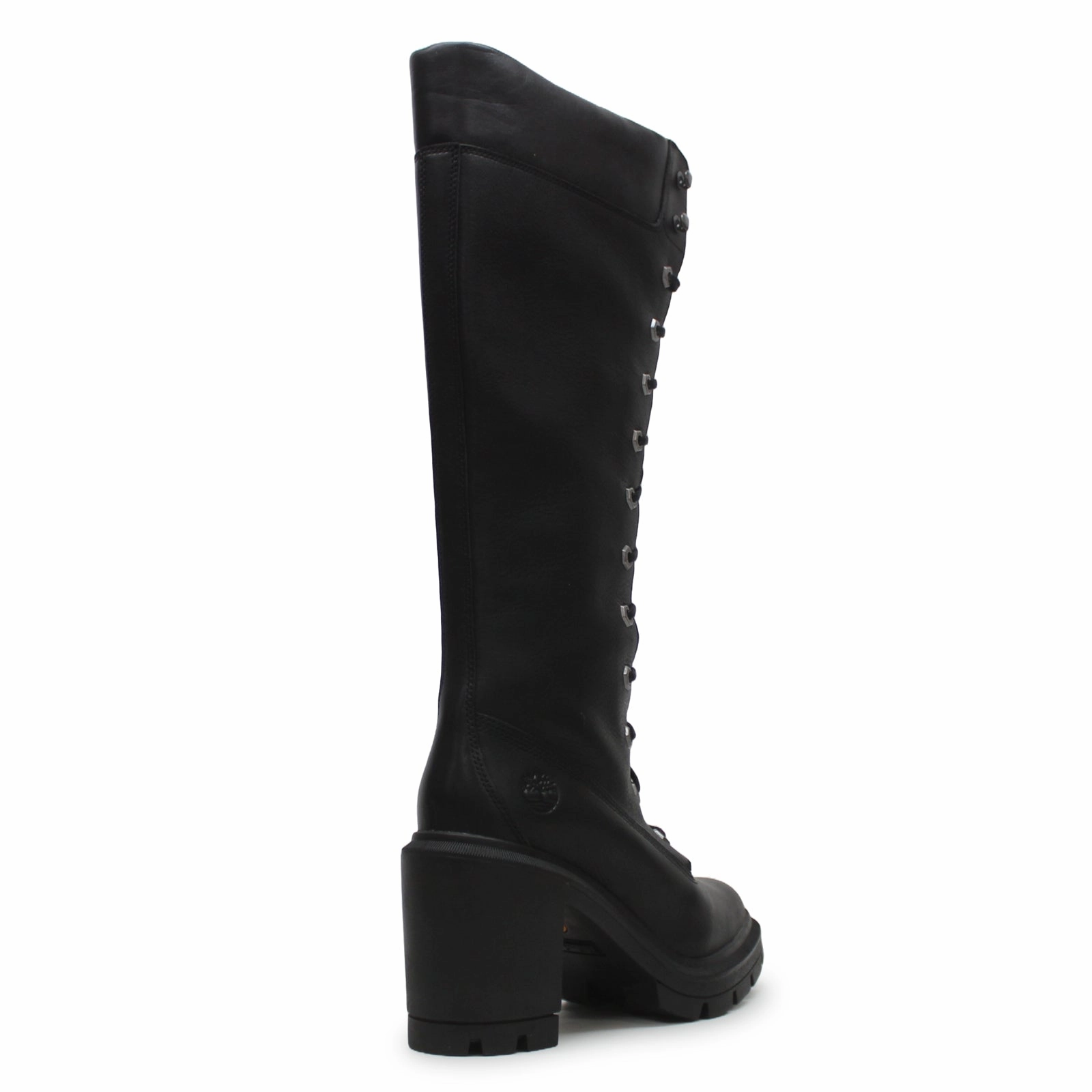 Baggy Knee High Boots Timberland Allington Heights Full Grain Leather Women's Knee high Black Boots