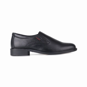 Red Chief Black Formal Shoes for Men RC3502 001 Flat White Shoes