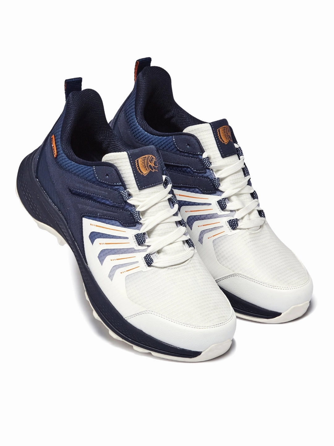 Red Chief Sports Travosole Blue-White Hiking Shoes for Men H20041 F033 Waterproof Snow Hiking Boots