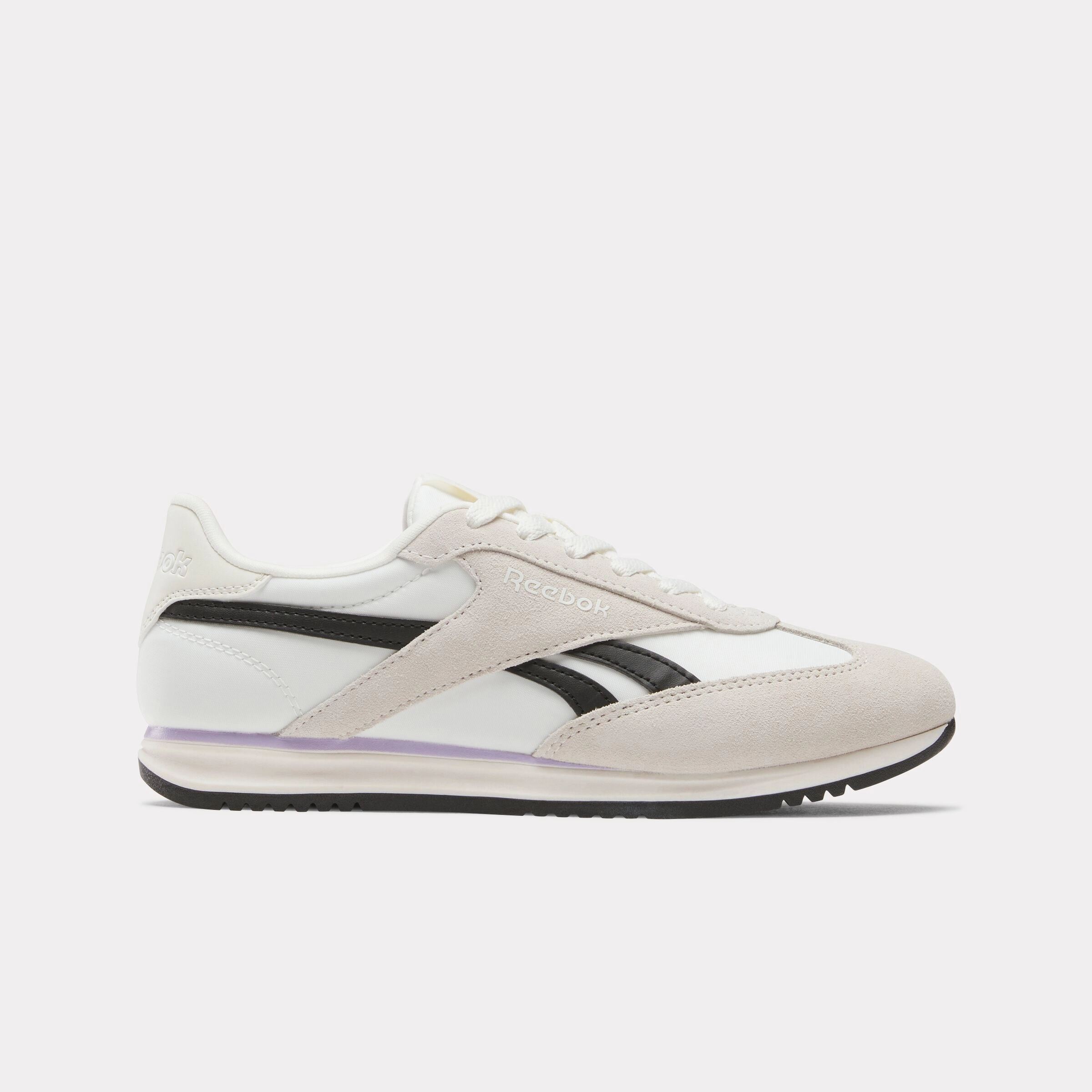 Reebok World 70 White/Purple/White Casual Belk Shoes