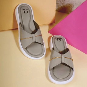 Women Strap Comfort Slide Sandals Coach Sandals