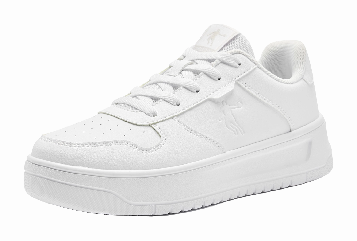 QIAODAN Anti-Slip And Wear-Resistant Breathable Low-Top Skateboard Shoes Women's Jordan White Air Jordan Retro 1 High Og Casual Shoes