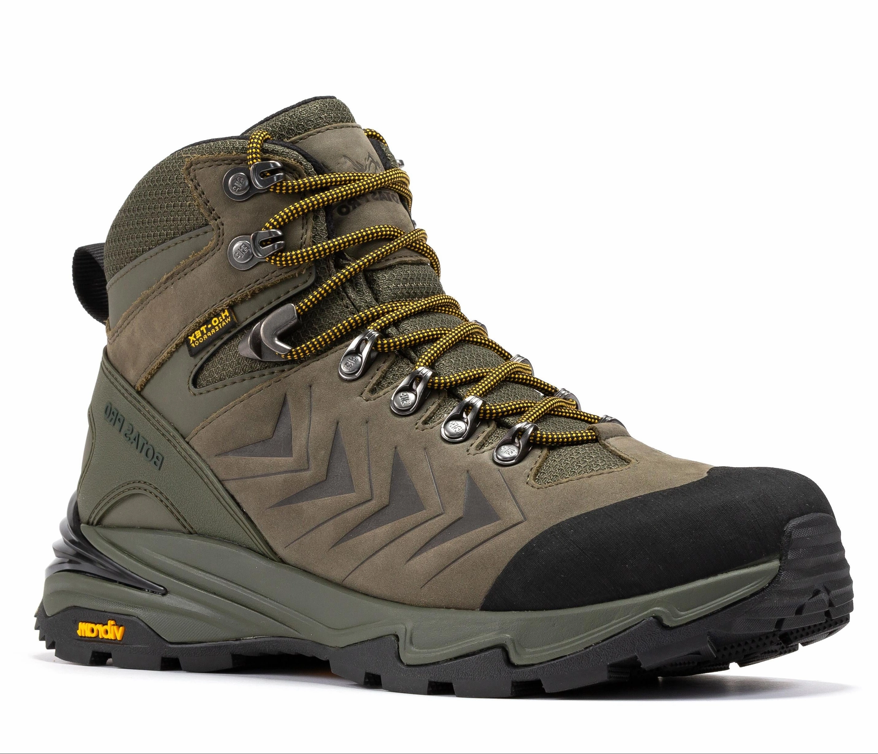 Botas Pro Olive 6 Inch Waterproof Hiking Boots with VIBRAM Traction Lug Outsole  BP22123 Keen Headout Hiking Boots
