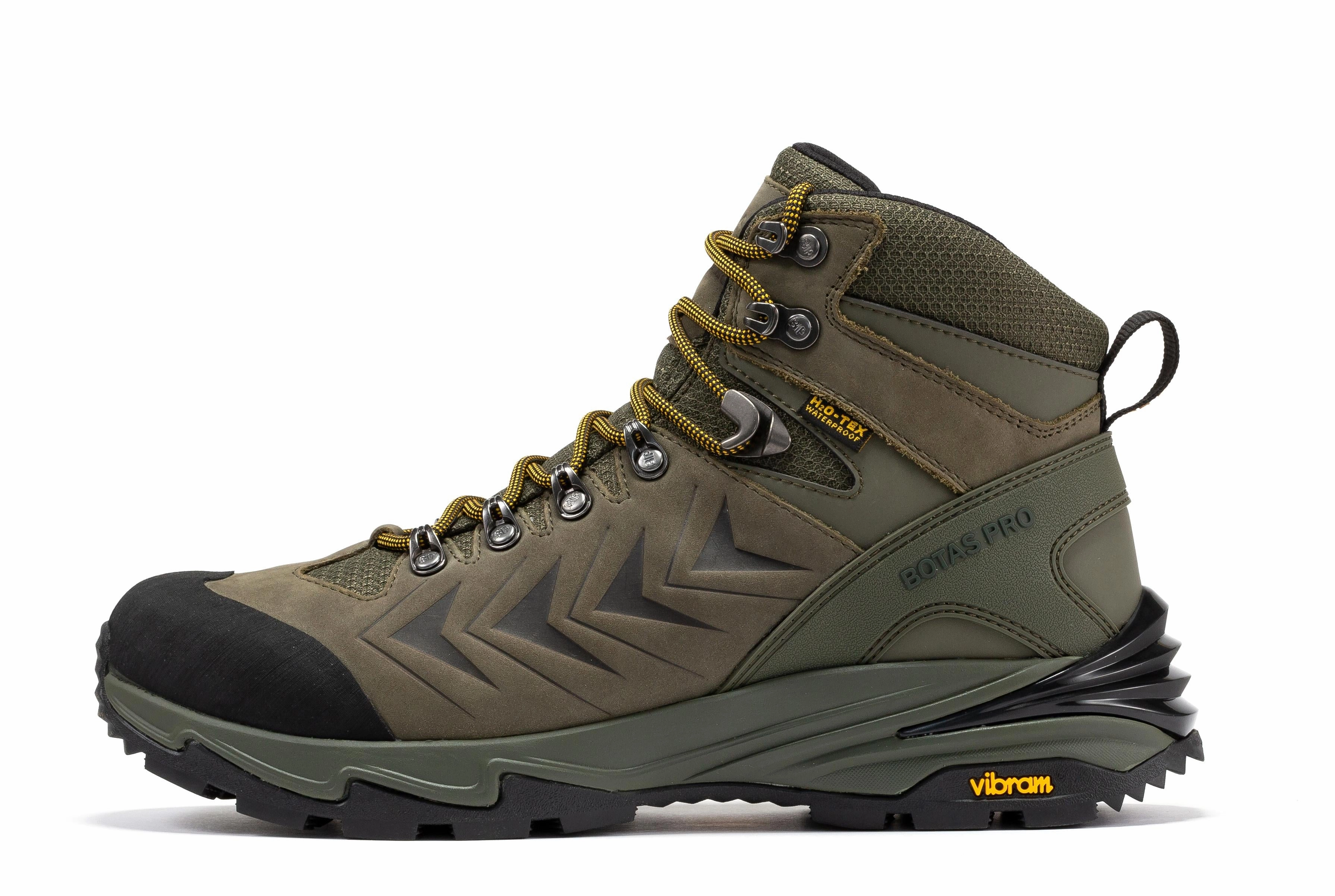 Botas Pro Olive 6 Inch Waterproof Hiking Boots with VIBRAM Traction Lug Outsole  BP22123 Timberland Ellendale Hiking Boot