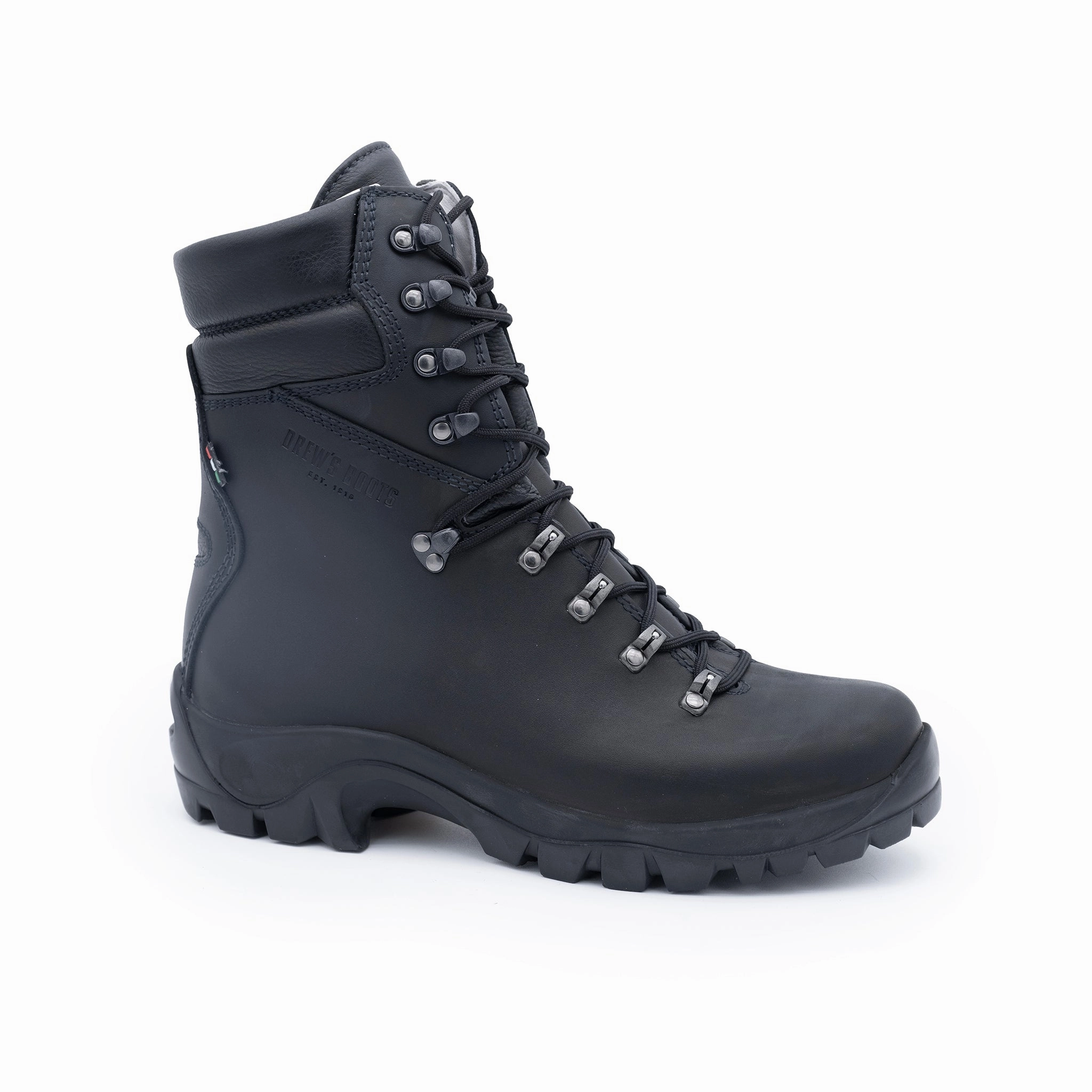 Drew's Fire Hiker - Black Warmest Work Boots For Winter