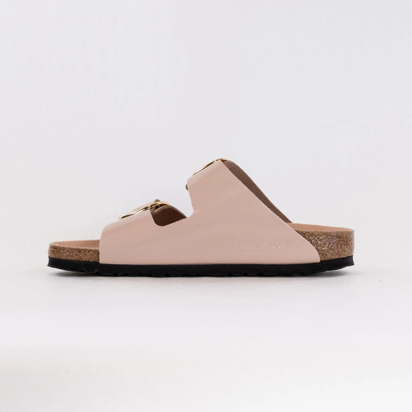 Birkenstock Arizona Big Big Buckle (Women's) - High Shine New Beige Soft Footbed Vs Regular Footbed