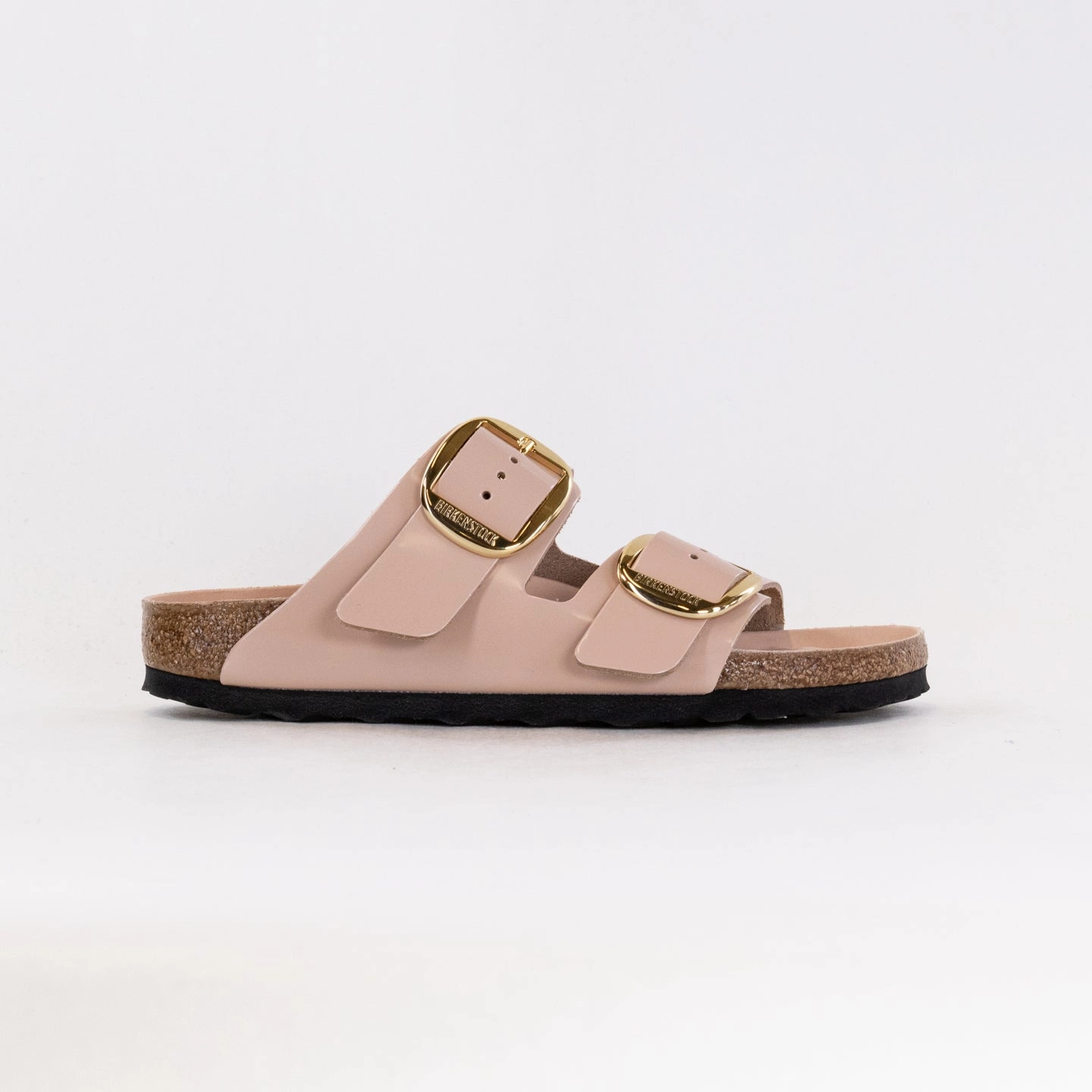 40 Birkenstock Arizona Big Big Buckle (Women's) - High Shine New Beige