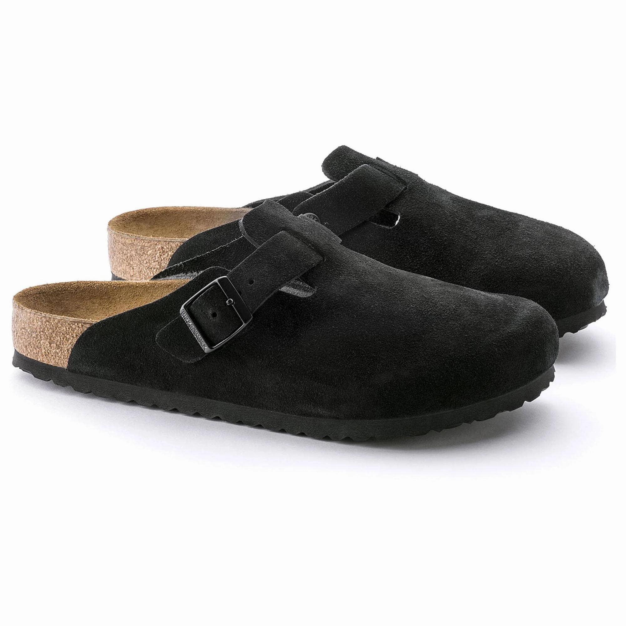 Logo Boston Soft Footbed Suede Leather