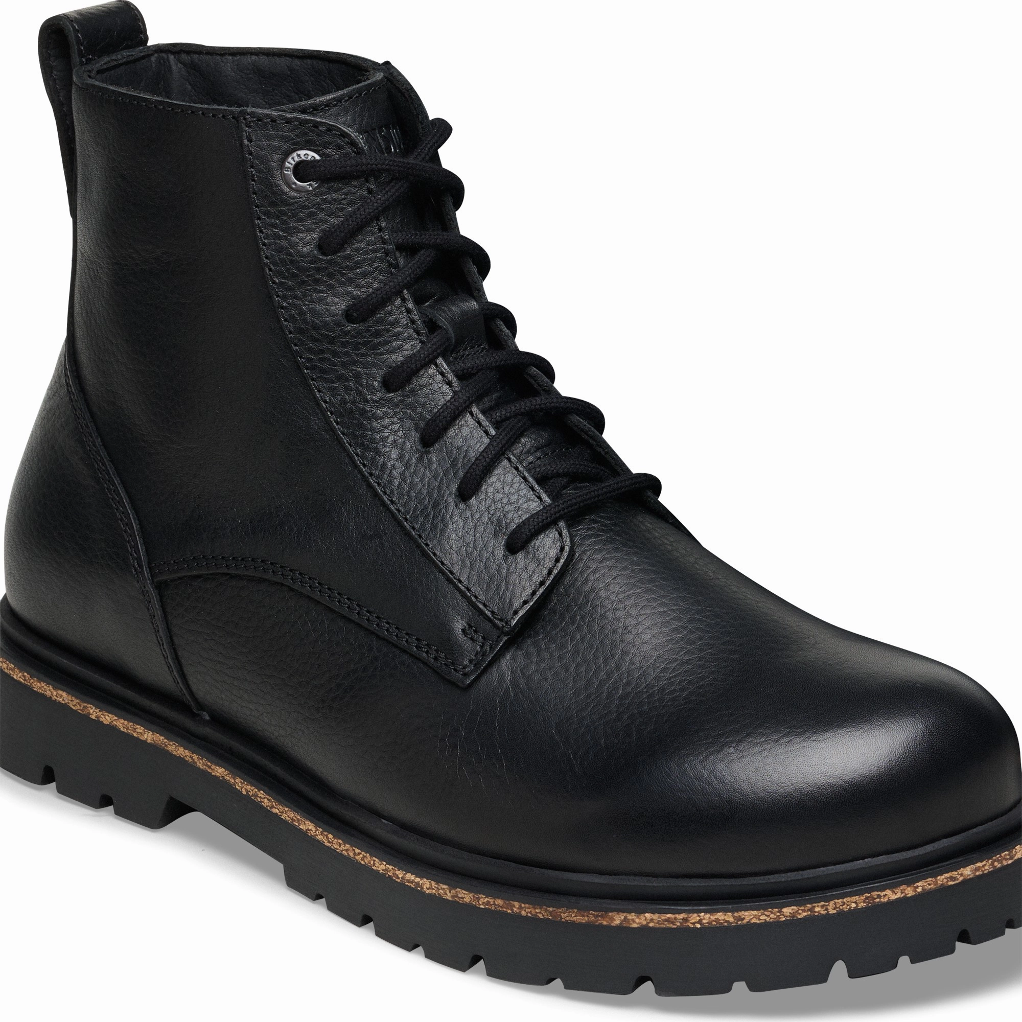 Essentials Arizona Highwood Lace Mid Men Natural Leather Black