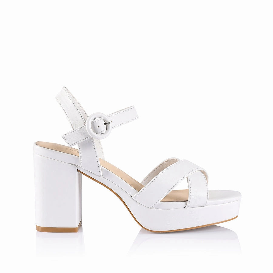 Heppell Platform Heels - Chalk Margiela High Heels