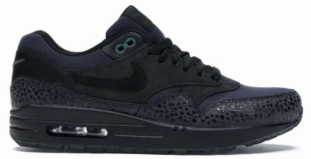 Nike Air Max 1 Black/Black-Bonsai Nike Shoe Drop