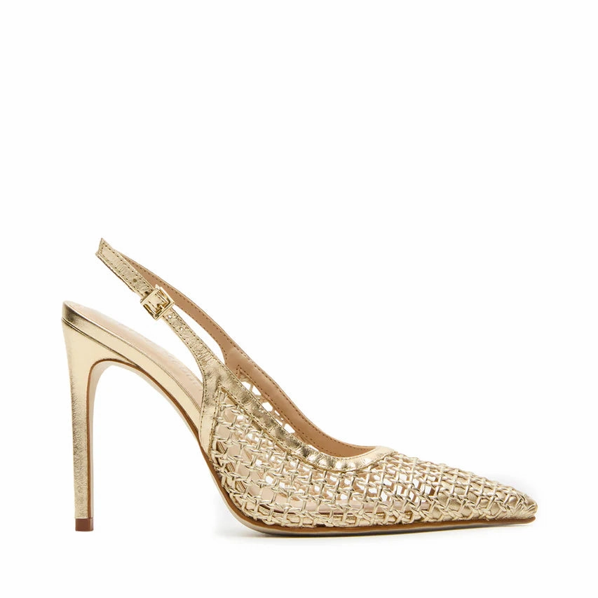 Platform High Heel Crocs Reyes-W Pump GOLD