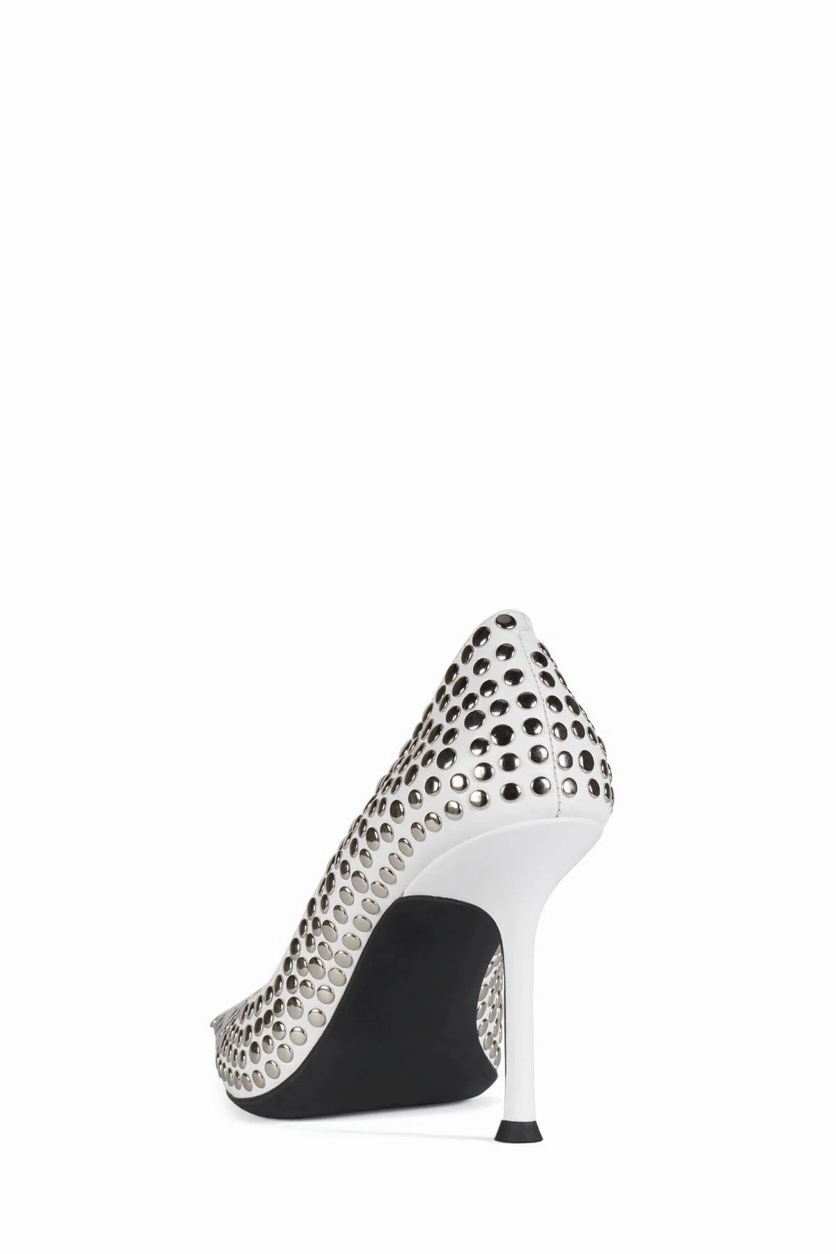 High Heels For Strippers RISKTAKE HEELS - WHITE/SILVER