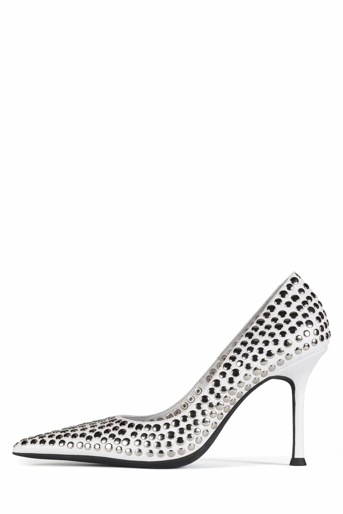 Satin Peep Toe Heels RISKTAKE HEELS - WHITE/SILVER