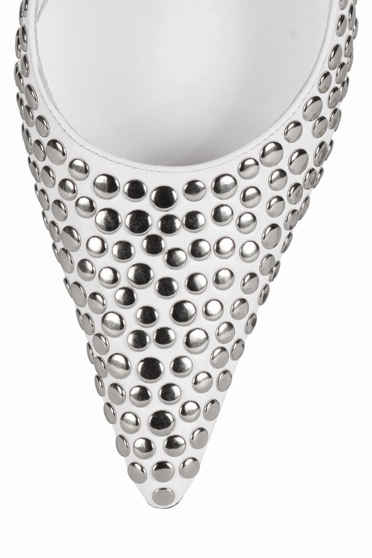 RISKTAKE HEELS - WHITE/SILVER High Heels Knee