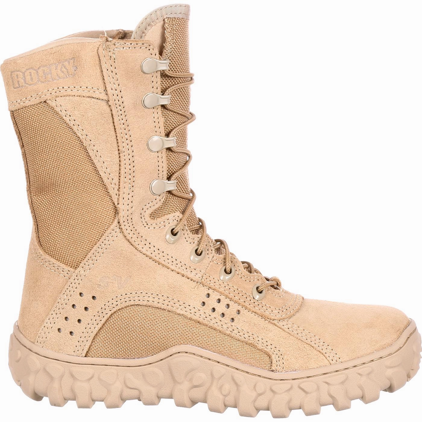 High Platform Combat Boots Rocky S2V Tactical Military Boot