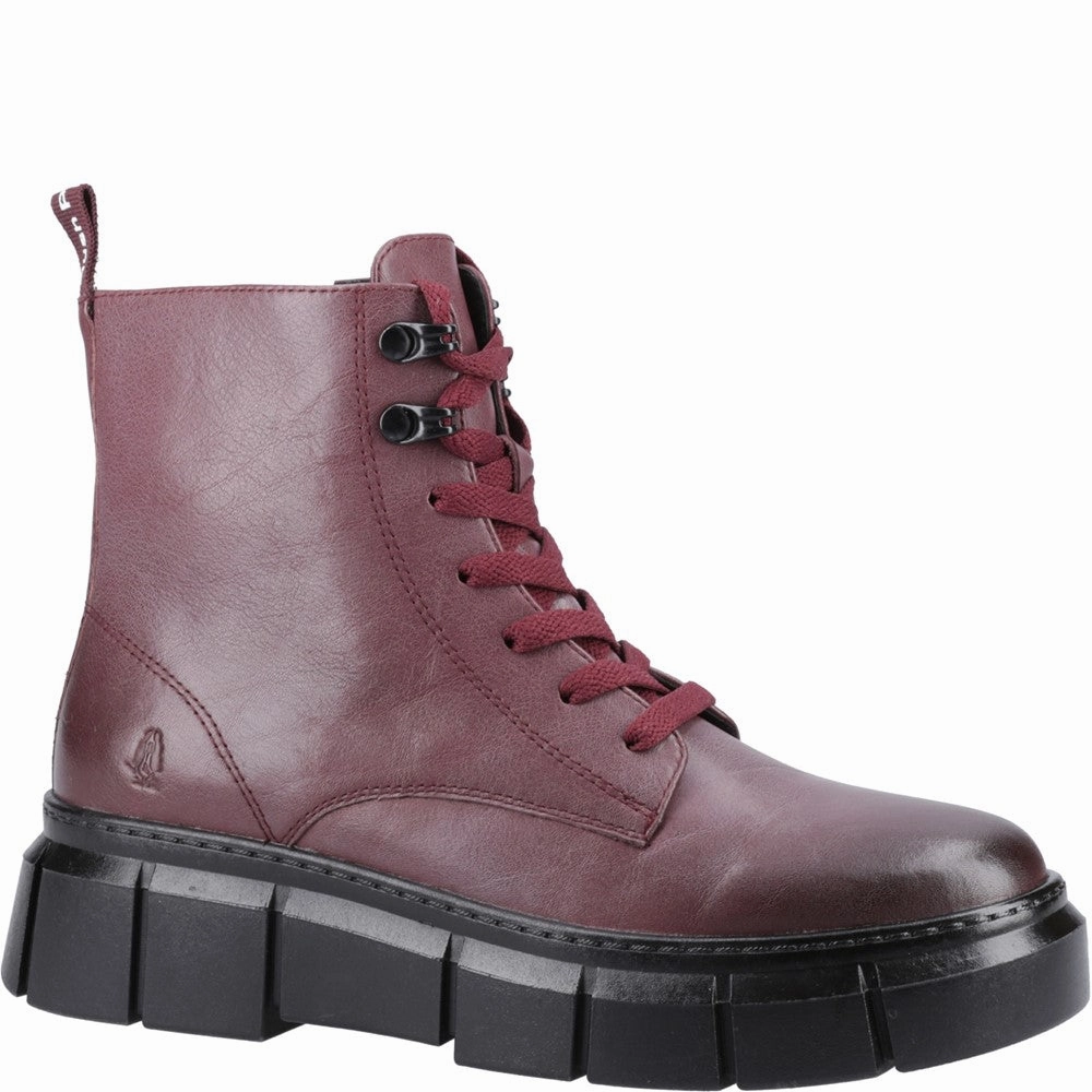 Bordeaux Fawn Ankle Boots Seven7 Combat Boots