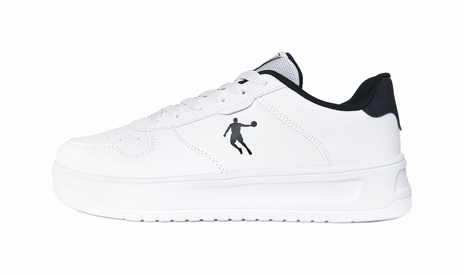 Casual Shoes Online Shop QIAODAN Skateboard Shoes Men's White Black White