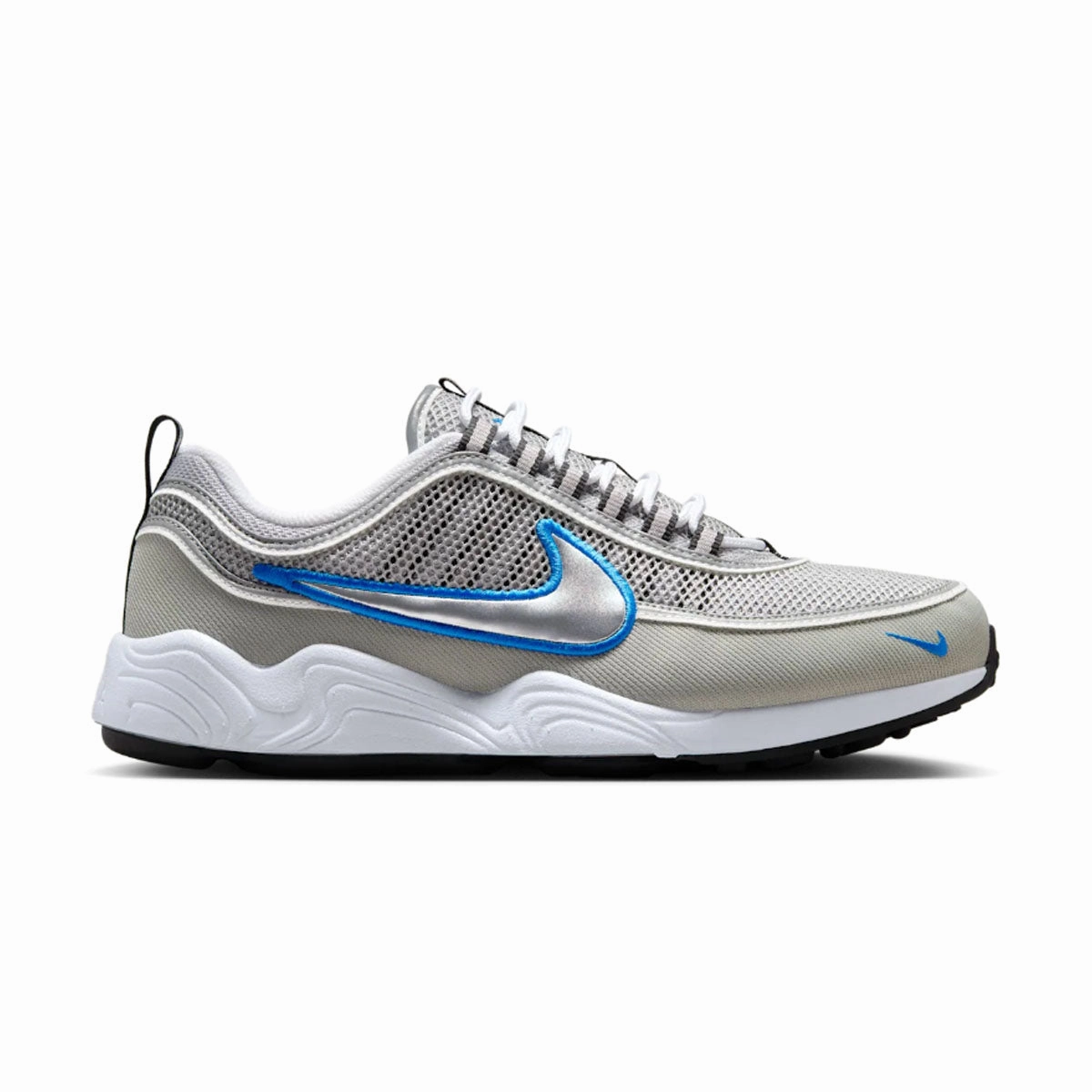 Air Zoom Spiridon SP 'Metallic Silver Signal Blue' Nikes Basketball Shoes