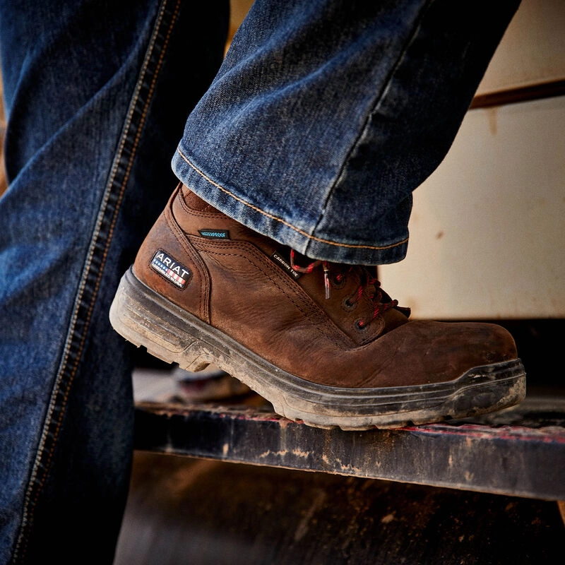 Turbo 6" USA Assembled Waterproof Carbon Toe Work Boot B-GRADE Diabetic Work Boots