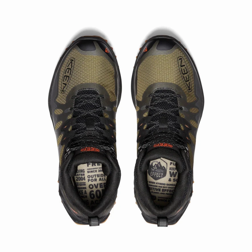 Asics Hiking Boot Zionic WP - Dark Olive/Scarlet Ibis