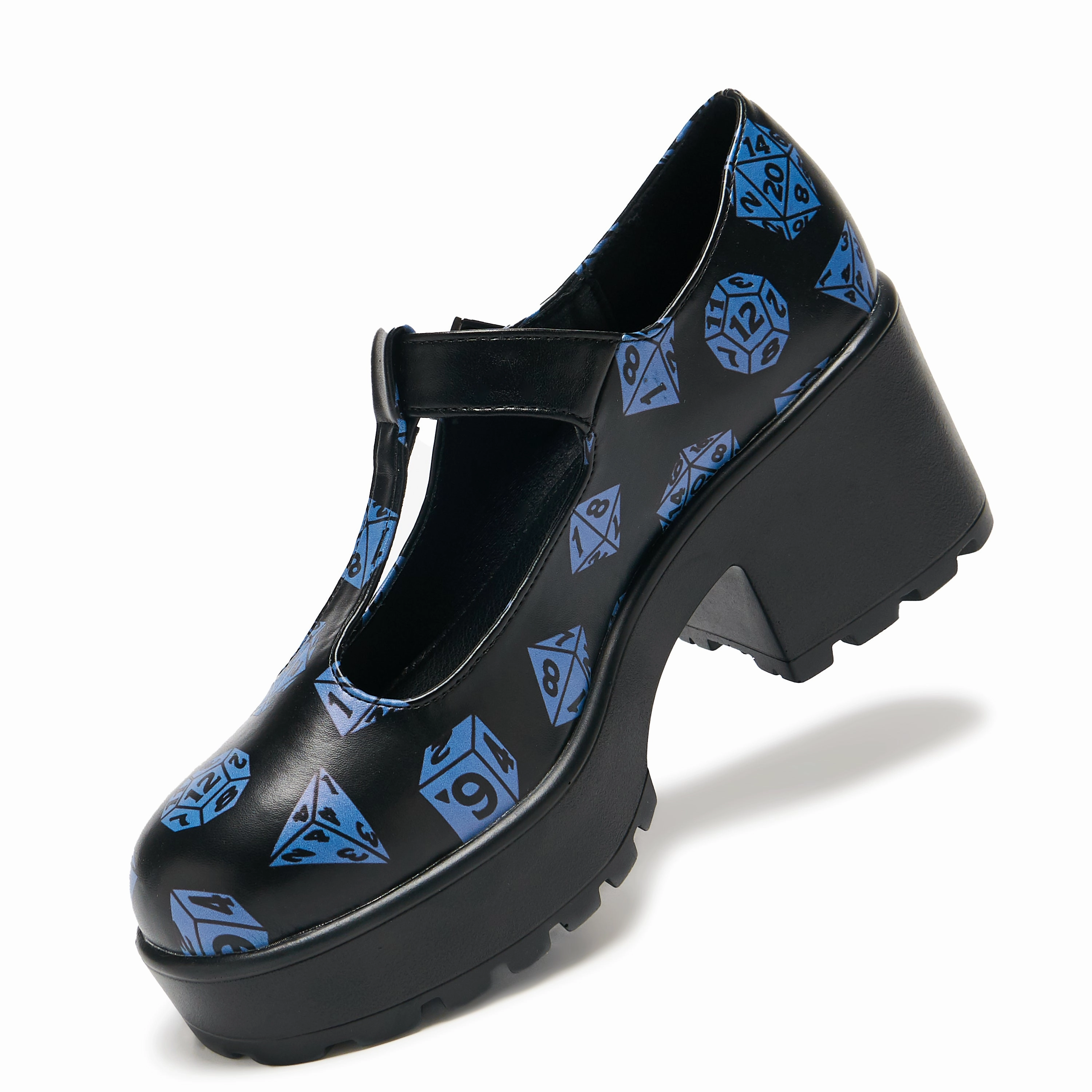 Sai Black Mary Janes Saving Throw Edition Dress Shoes Casual Wear