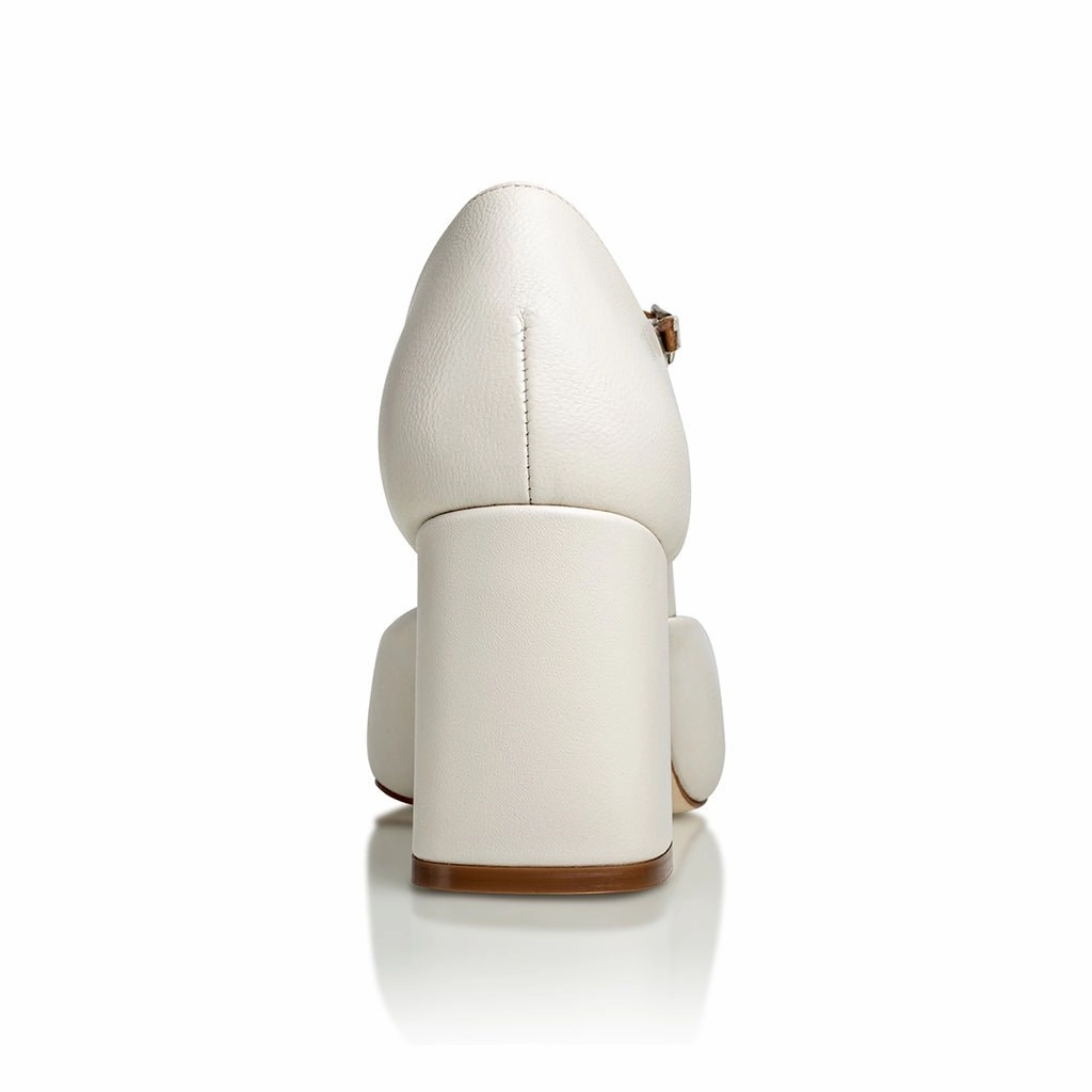 High Heels Hd Sally Off White Mestico Luxury Nappa