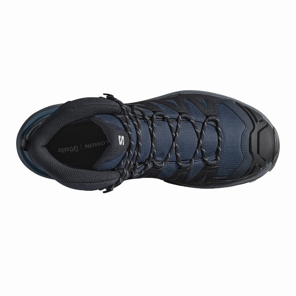 Hiking Boots High Top Salomon Mens Boot X Ultra 360 Mid GTX Blue Nights/Dark Navy/Dark Blue
