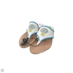 Pretty High Heels Sandals Heels Kitten By Jack Rogers In White, Size: 7