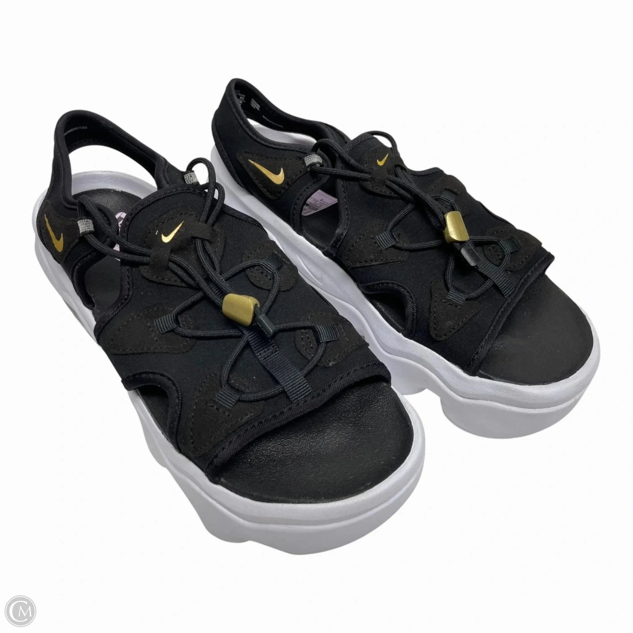 No Heel Knee High Boots Sandals Heels Platform By Nike In Black, Size: 9