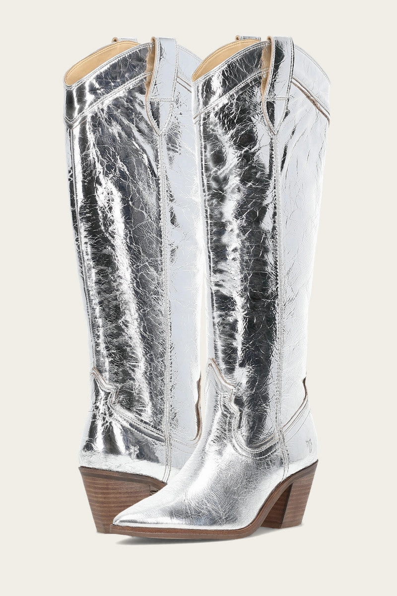 Sara Western Tall - Pre-Loved Knee High Boots Narrow Fit