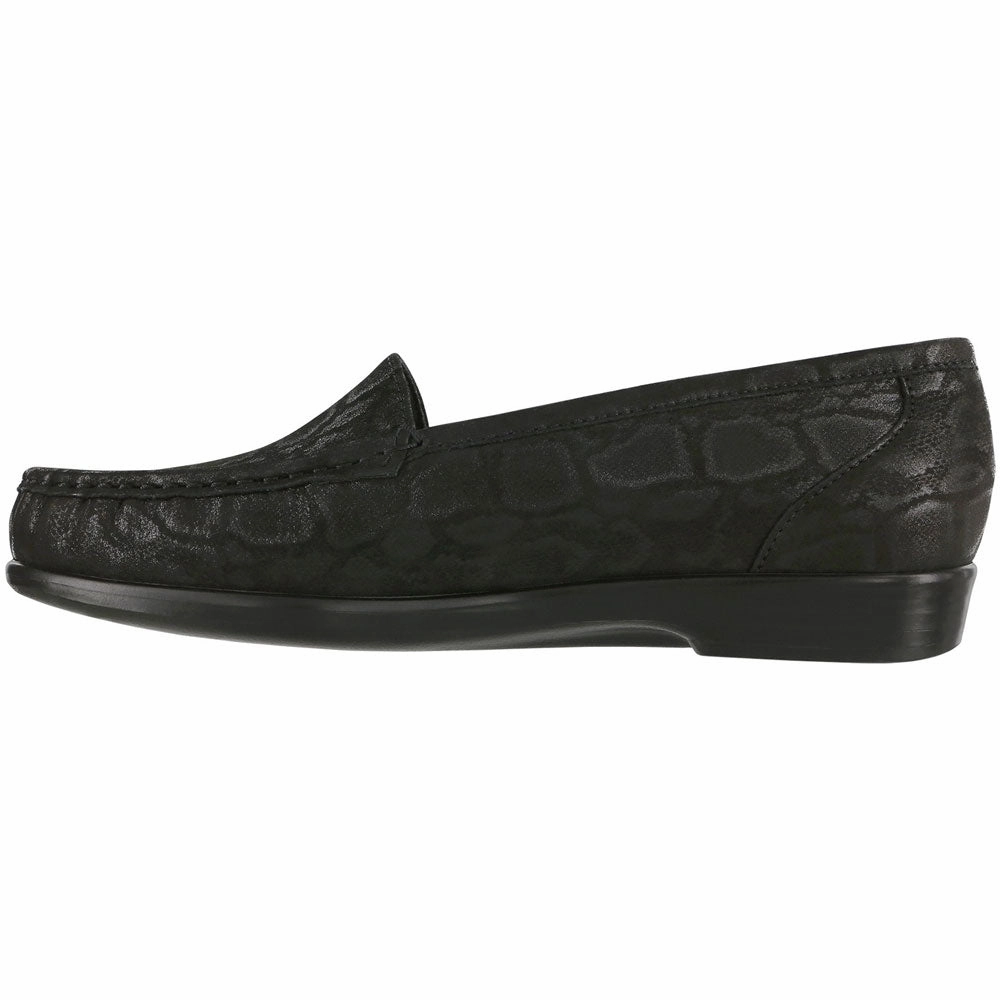 For All Day Walking Walking SAS Simplify Loafer Nero Snake (Women's)