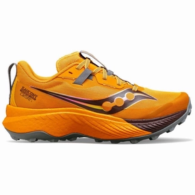 Saucony Endorphin Edge Womens Trail Running Shoes - Orange Running Trail Shoes Men