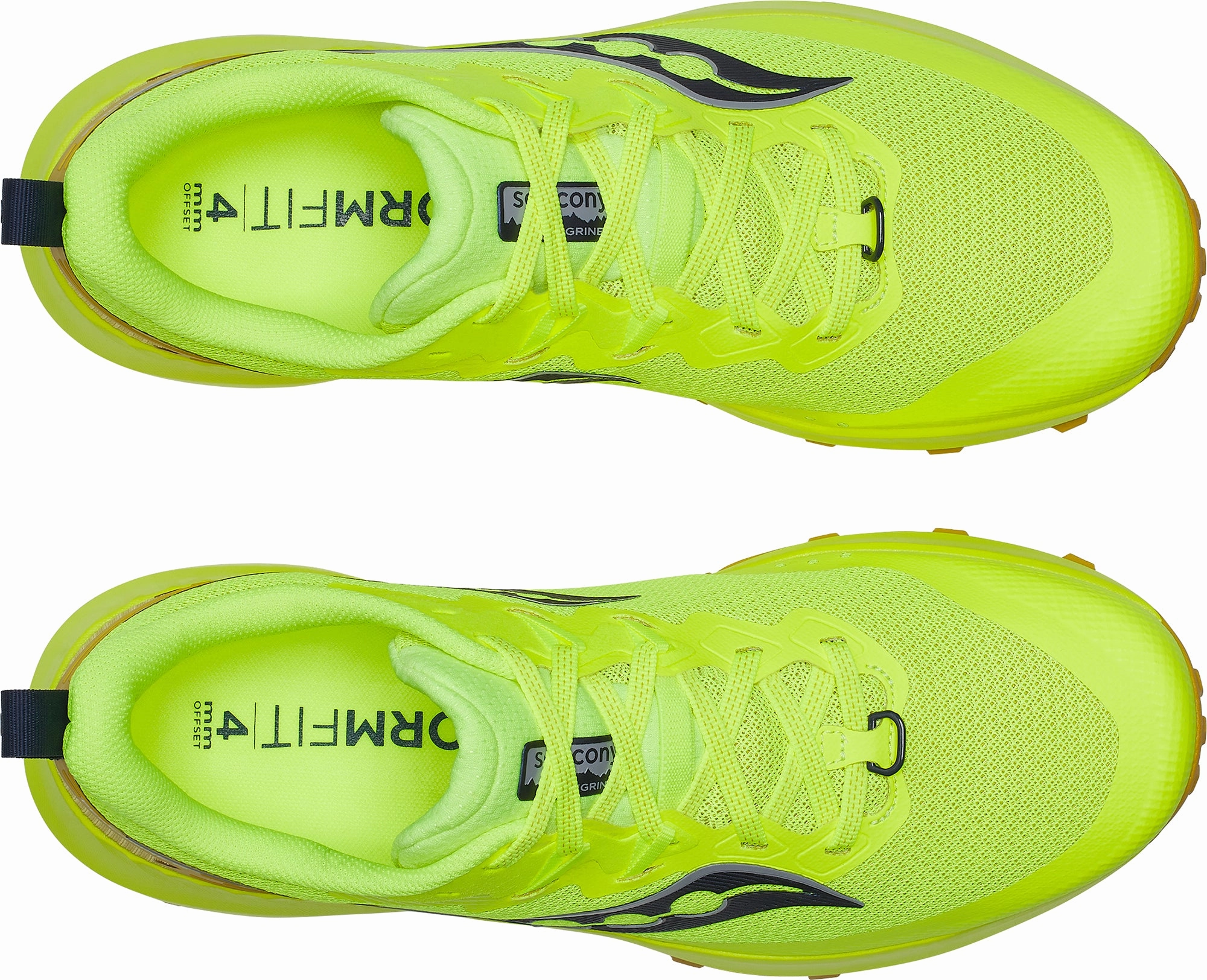 Most Comfortable Trail Walking Shoes Saucony Peregrine 14 Mens Trail Running Shoes - Yellow