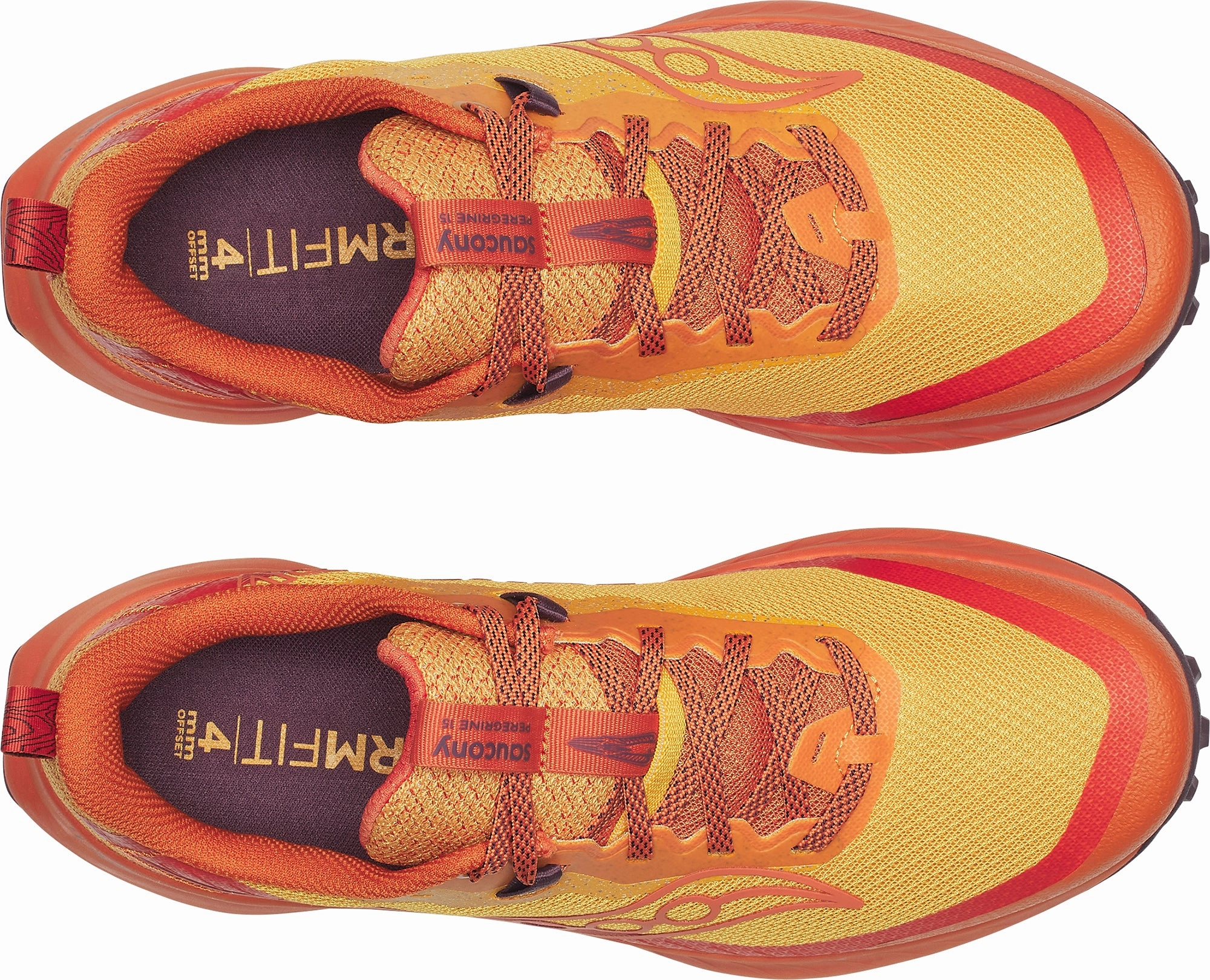 Saucony Peregrine 15 Mens Trail Running Shoes - Orange Best Ultra Distance Trail Running Shoes