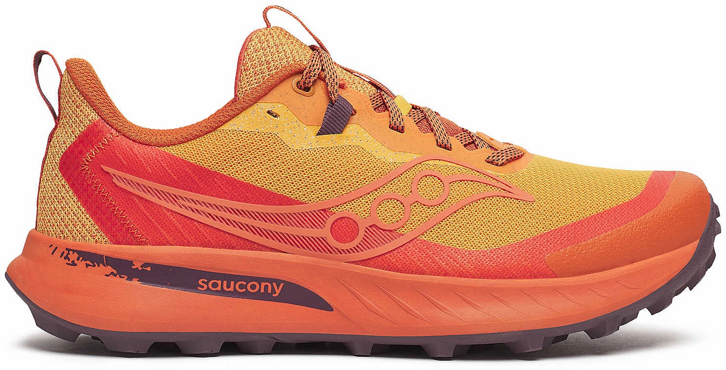 Saucony Peregrine 15 Mens Trail Running Shoes - Orange Redmond Trail Hiking Shoes